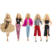 Barbie Doll Outfits Wear Casual Dress Shirt Skirt Toy Doll Clothes