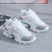 Women Sneakers Casual Fashion Platform Shoes Breathable Mixed Color Shoes
