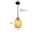 Bamboo Pendant Lamp Vine Lampshade Natural Rattan Chandeliers Pendant Lights