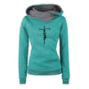 Large Size Faith Print Sweatshirt Hoodies for Comfort and Inspiration