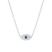 Crystal Zircon Sterling Silver Pendant Necklace Women's Fashion Jewelry