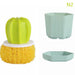 Pot Brush Cactus Nano Cleaning Brush Cute Decorative Cleaning Brush
