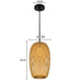 Hand Knitted Bamboo Pendant Lights Weaving Hanging Lamp Garden Home Decor