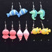 Women's Resin Earrings Handmade Cute Drop Earrings Jewelry