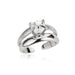 Vintage Zircon Adjustable Rings Women's Stainless Steel Jewelry