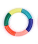 Fishsheep Bohemian Multi Color Acrylic Bamboo Bracelets Women Resin Jewelry
