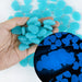 50/25Pcs Outdoor Luminous Stones Glow In Dark Path Patio Lawn Garden Yard Decoration