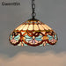 Vintage Tiffany Pendant Lights Stained Glass Hanging Lamp Home Decor