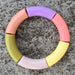 Fishsheep Bohemian Multi Color Acrylic Bamboo Bracelets Women Resin Jewelry