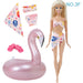 Swimming Rings Swimsuits Bikini Slipper Chair Barbie Doll Accessories Toy