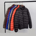 Autumn Winter Light Down Jacket Men's Fashion Hooded Lightweight Down Jackets