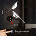Nordic LED Golden Bird Wall Lamp Parlor Bar Hanging Light Novelty Rotatable Wall Lamp