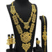 24K Gold Plated Necklace Set Women's Bridal Wedding Luxury Jewelry