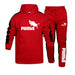 Men's Tracksuit Hooded Sweatshirts Jogger Pants High Quality Gym Outfits Set