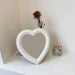 Love Mirror Wall Mounted Dual-Use Makeup Vanity Mirror Girl Room Wall Decoration Mirror