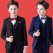 Boys 3 Pieces Suit Set Plaid Wedding Party Suit Kids Formal Tuxedo