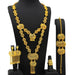 24K Gold Plated Necklace Set Women's Bridal Wedding Luxury Jewelry