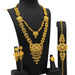 24K Gold Plated Necklace Set Women's Bridal Wedding Luxury Jewelry