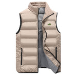 Men's Autumn Winter High Quality Cotton Jacket Comfort Sleeveless Vest Jacket
