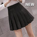 Korean Style Plaid Pleated Skirt High Waist Thin A-line Short Skirts