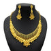 24K Gold Plated Necklace Set Women's Bridal Wedding Luxury Jewelry