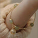 Hollow Pearl Bracelet Good Luck Charm Adjustable Women's Bracelet Jewelry