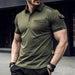 Men's Casual Short-Sleeved Polo T-Shirt Rowan Collar Breathable T-Shirt