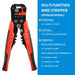 Crimper Cable Cutter Adjustable Wire Stripper Multifunctional Crimping Pliers