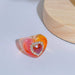 Bohemia Exaggerated Resin Rings Woman Acrylic Punk Jewelry