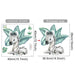 Cartoon Jungle Animals Leaves Vinyl Wall Stickers Kids Room Home Decor