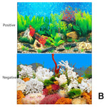 Aquarium Background Decoration Fish Tank Double-Sided HD Landscape Stickers