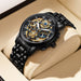 Men's Watch Sports Quartz Waterproof Chronograph Wristwatch