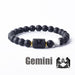 12 Zodiac Sign Bracelet Homme Constellation Bracelet Jewelry