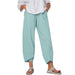Women's Loose Trousers Cotton Linen Casual Harem Pants