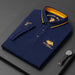 Embroidered Polo Shirt Men's High-End Luxury Lapel Short Sleeve T-Shirt