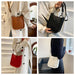 Luxury PU Leather Women Bucket Bags Women's Crossbody Handbags