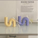 Geometry Unique Candle Wave S Shape Unscented Decorative Candles