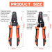 10 in 1 Wire Pliers Stripper Multifunctional Electrician Wire Peeling Pliers