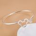 Sterling Silver Bracelet Bangle Adjustable Bamboo Joint Women Fashion Jewelry