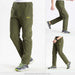 Stretchable Men's Cargo Pants Quick Dry Outdoor Hiking Trekking Tactical Trouser Pants