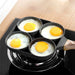 4-Hole Omelet Pan Frying Pot Thickened Nonstick Cooking Pan