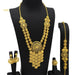 24K Gold Plated Necklace Set Women's Bridal Wedding Luxury Jewelry