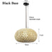 Bamboo Pendant Lamp Vine Lampshade Natural Rattan Chandeliers Pendant Lights