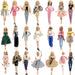 Barbie Doll Outfits Wear Casual Dress Shirt Skirt Toy Doll Clothes