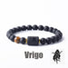 12 Zodiac Sign Bracelet Homme Constellation Bracelet Jewelry