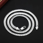 Sterling Silver Luxury Design Noble Necklace Men Woman Chain Necklace Jewelry