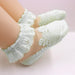 Cute Lace Flower Mesh Baby Socks Cotton Girls Boys See Through Socks