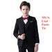 Boys 3 Pieces Suit Set Plaid Wedding Party Suit Kids Formal Tuxedo