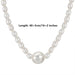 Natural Freshwater Pearl Choker Necklace Women Link Chain Necklac Jewelry
