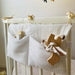 Portable Baby Crib Storage Bag Multifunctional Newborn Bed Headboard Organizer